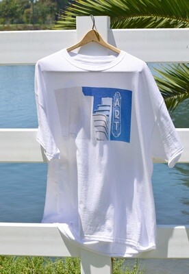 LB ICON-THE ART Short Sleeve Crew Neck Graphic Tee White