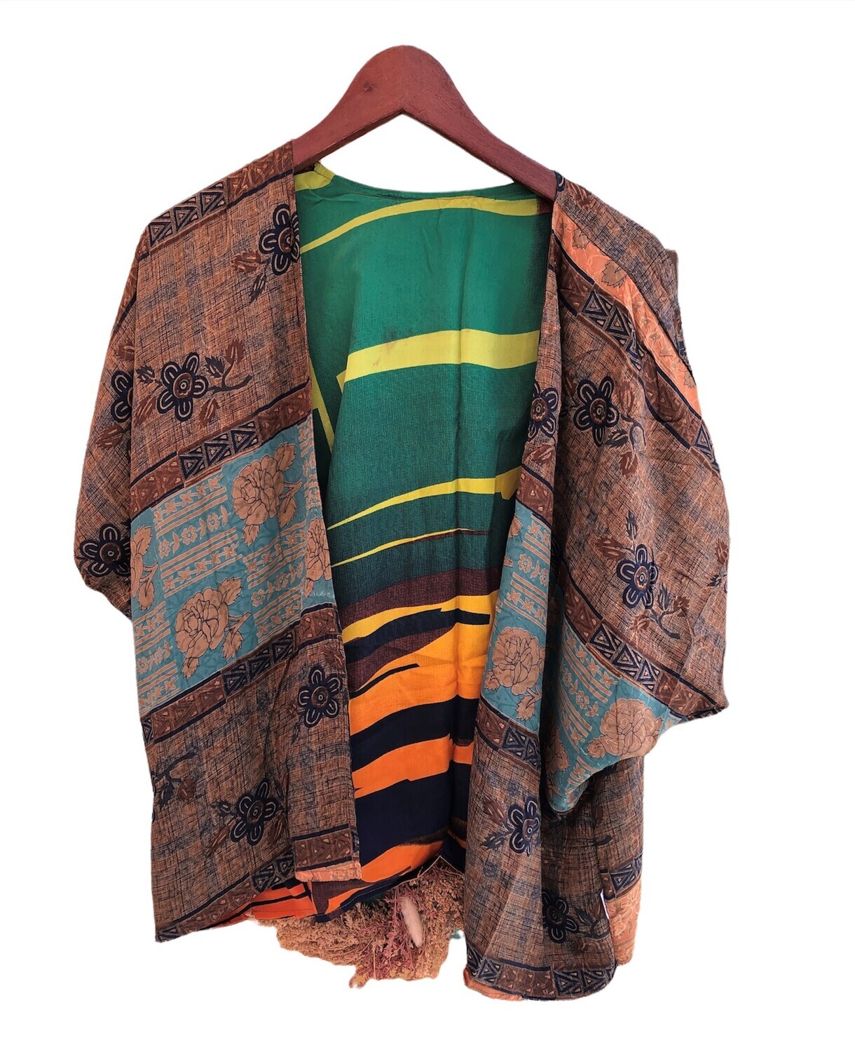 Kimono corto reversible
