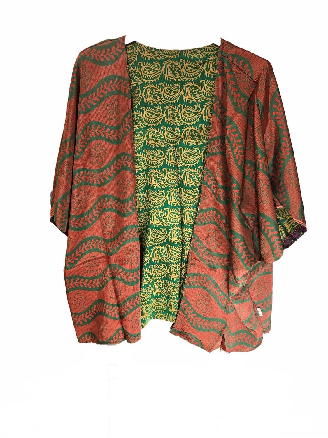 Kimono corto reversible