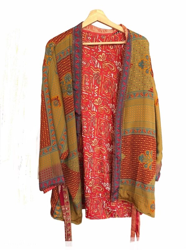 Kimono midi reversible