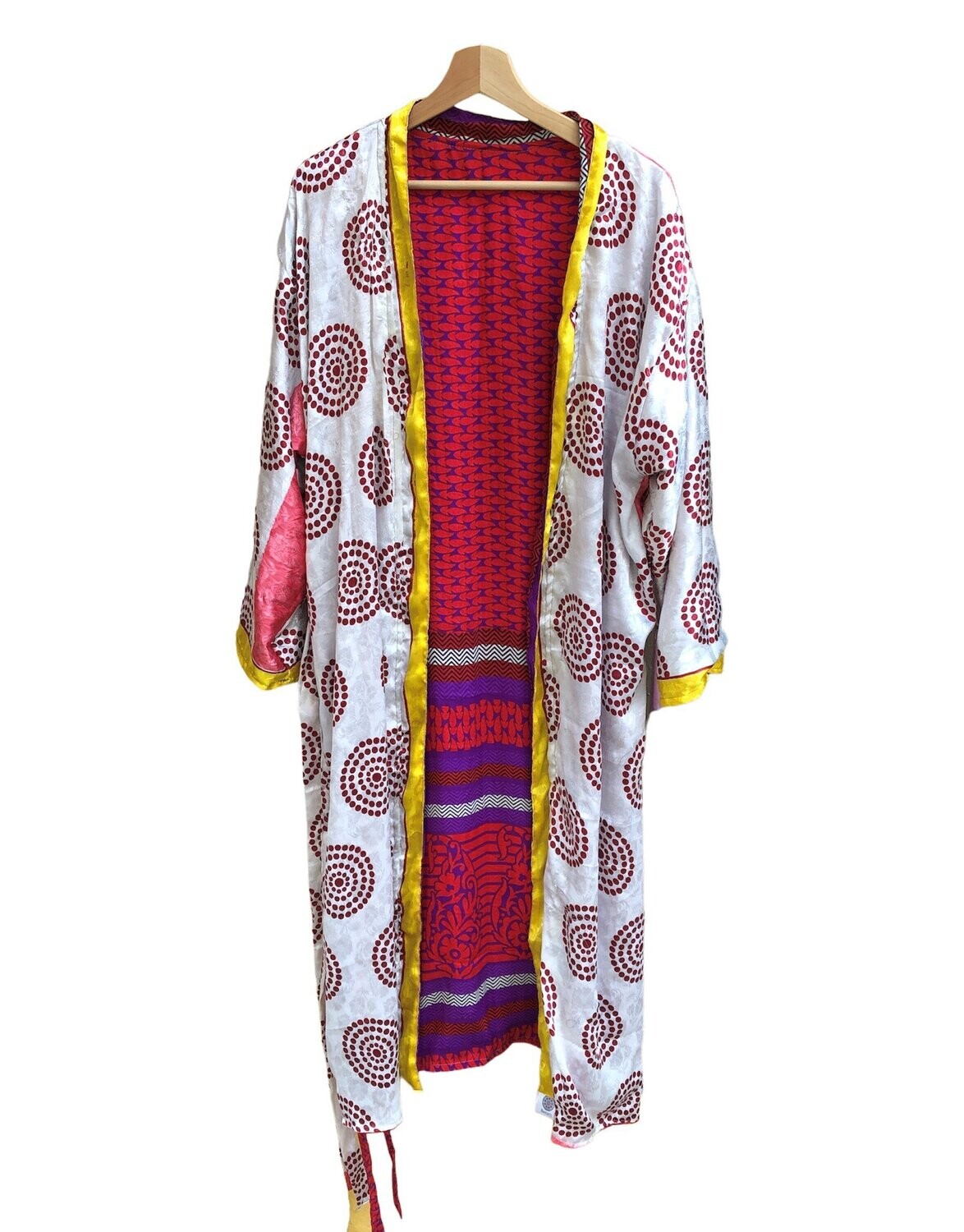 Kimono seda reversible