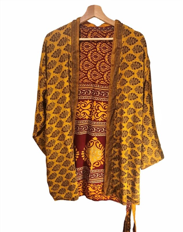 Kimono midi reversible