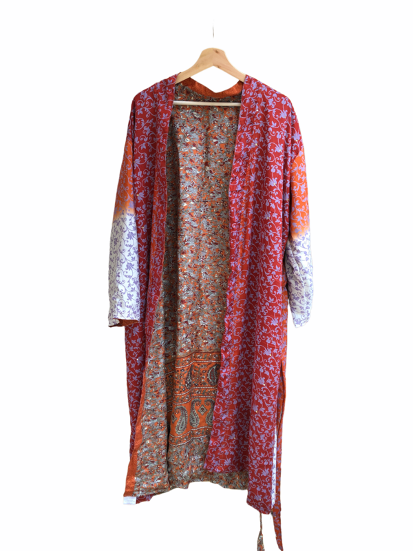 Kimono seda reversible