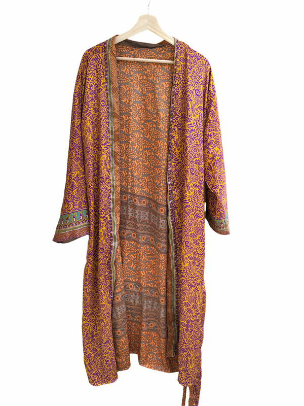 Kimono seda reversible