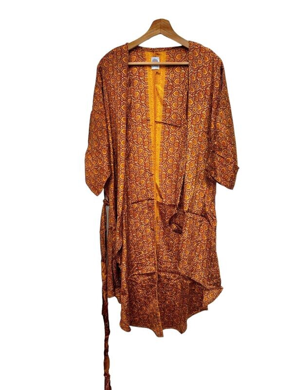 Conjunto kimono y pantalón seda
