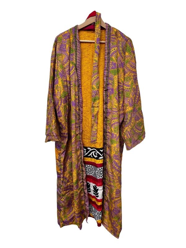 Kimono seda reversible
