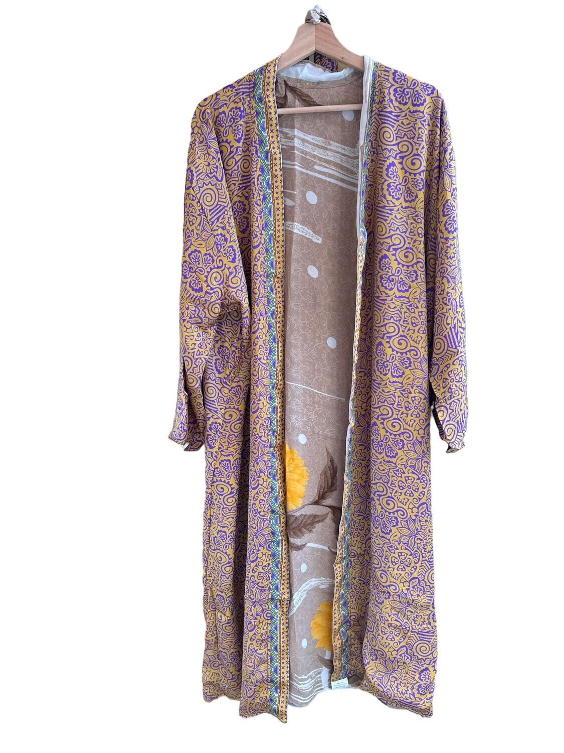Kimono seda reversible