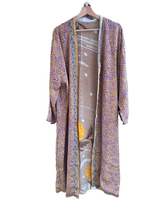 Kimono seda reversible