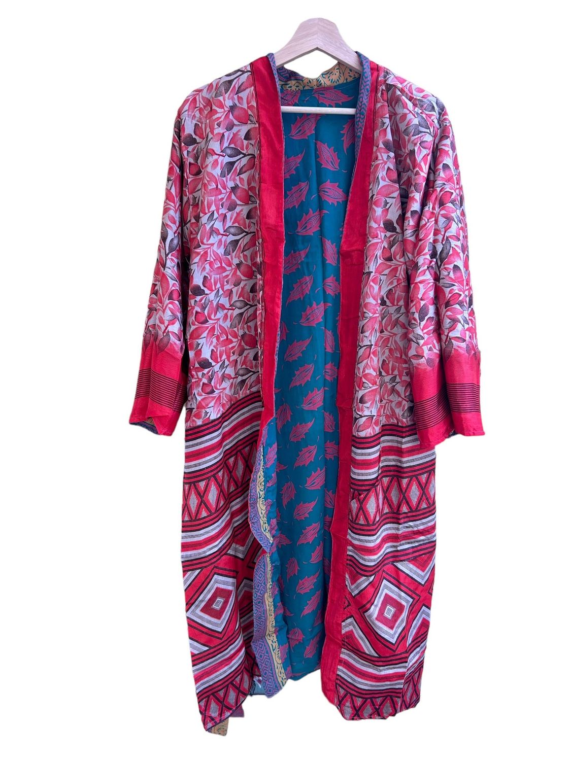 Kimono seda reversible