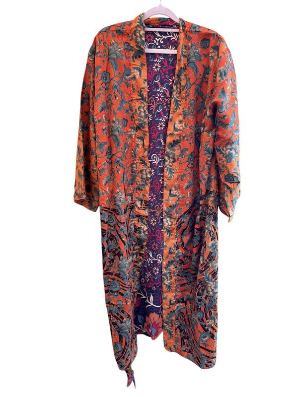 Kimono seda reversible
