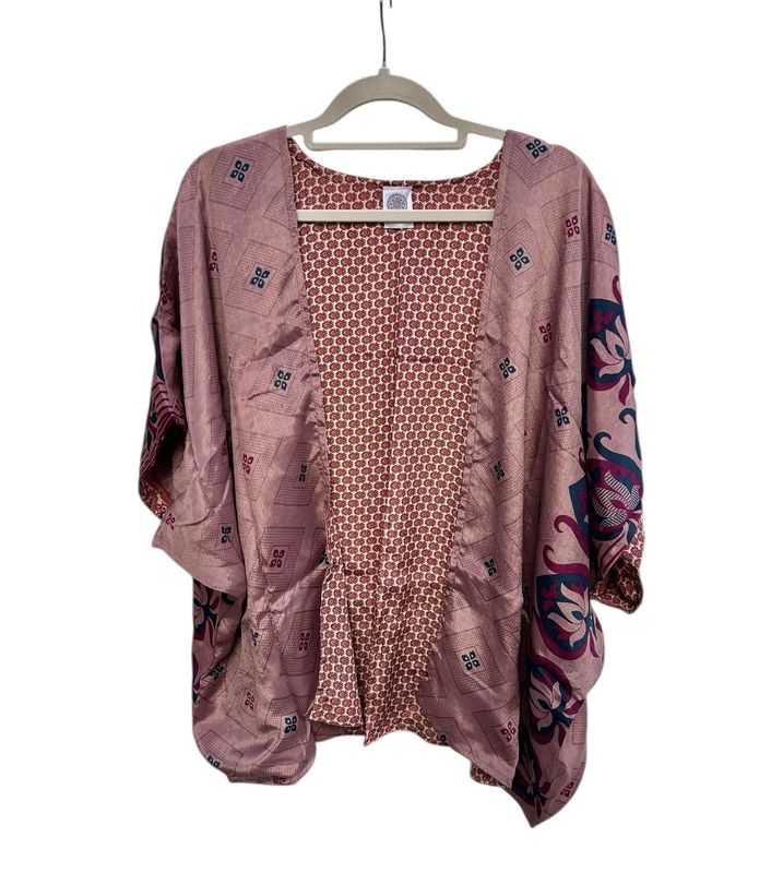 Kimono corto reversible