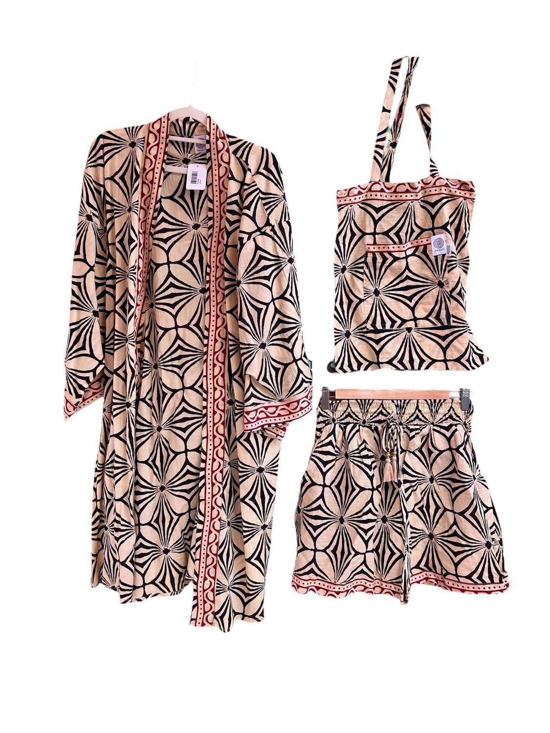 Conjunto kimono y short