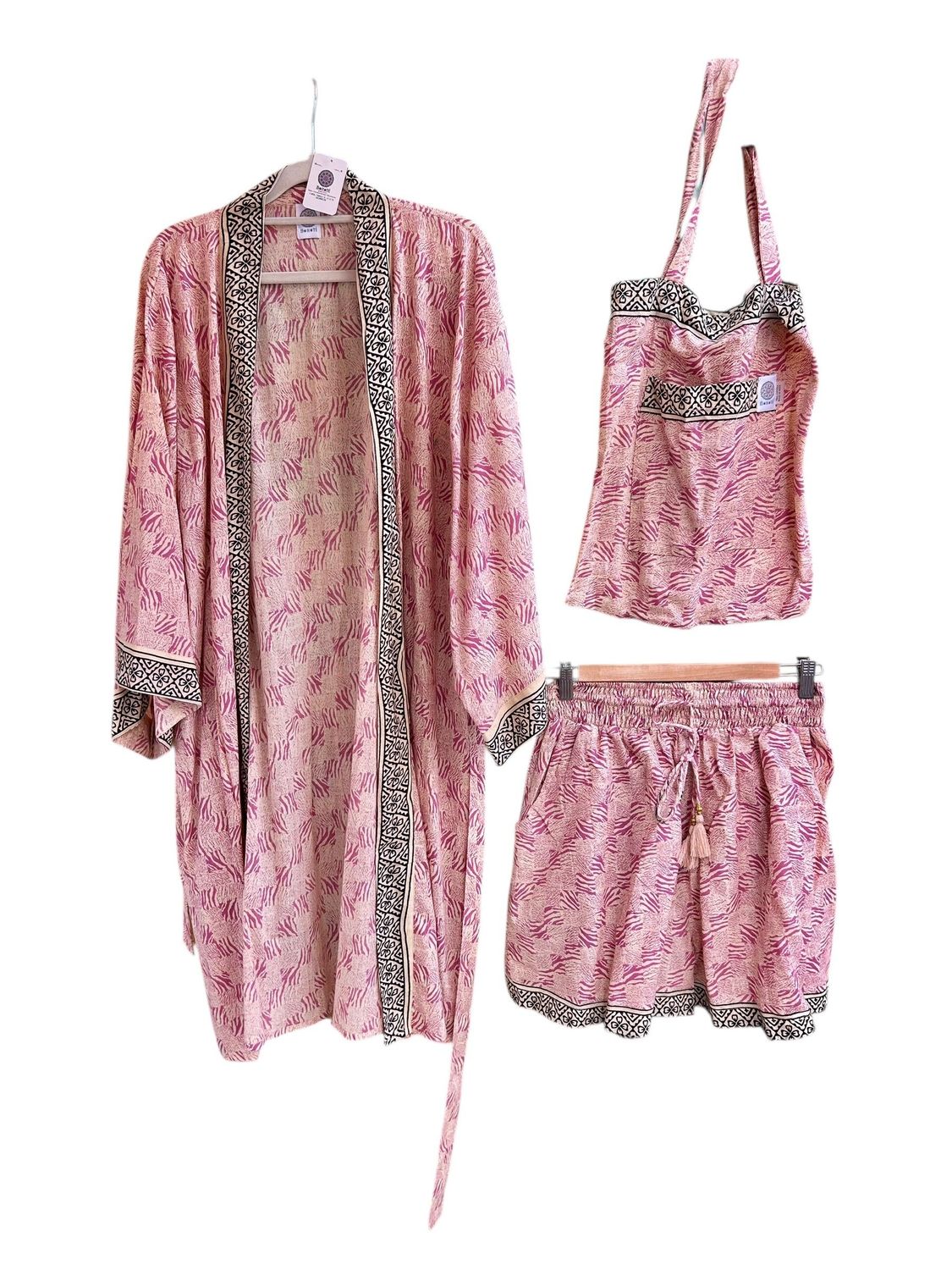Conjunto kimono y short