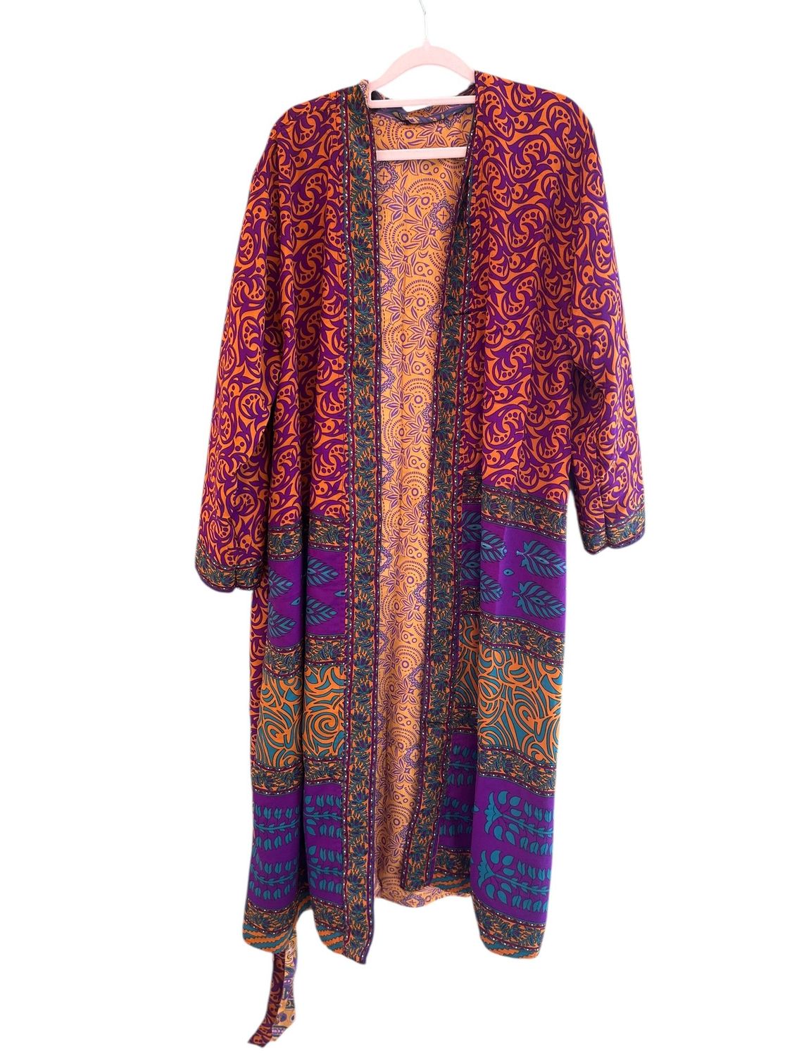 Kimono seda reversible
