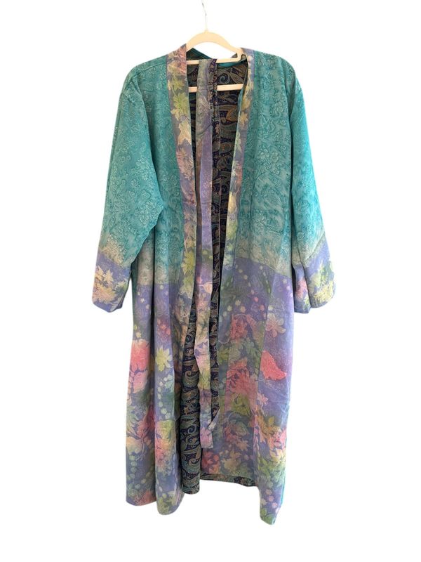 Kimono seda reversible