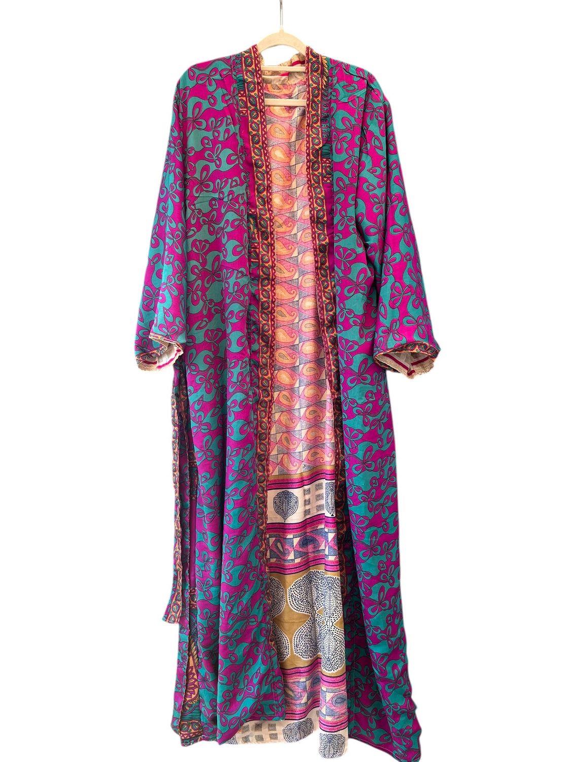 Kimono seda reversible