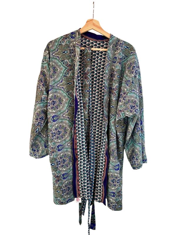 Kimono midi reversible