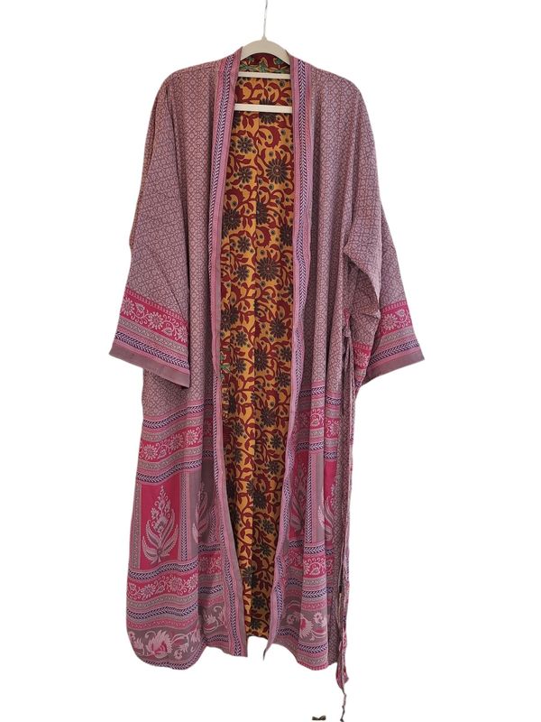 Kimono seda reversible