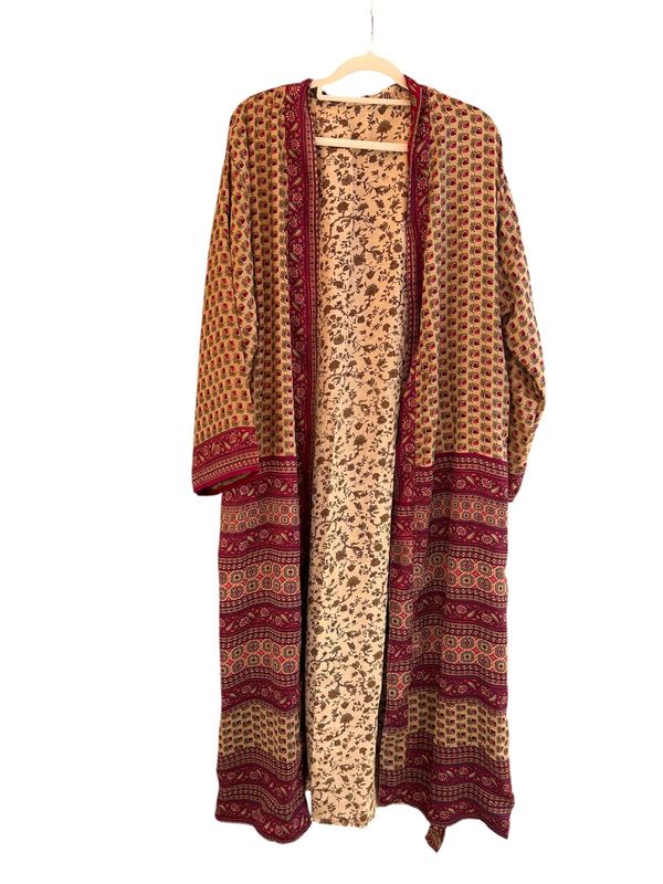 Kimono seda reversible