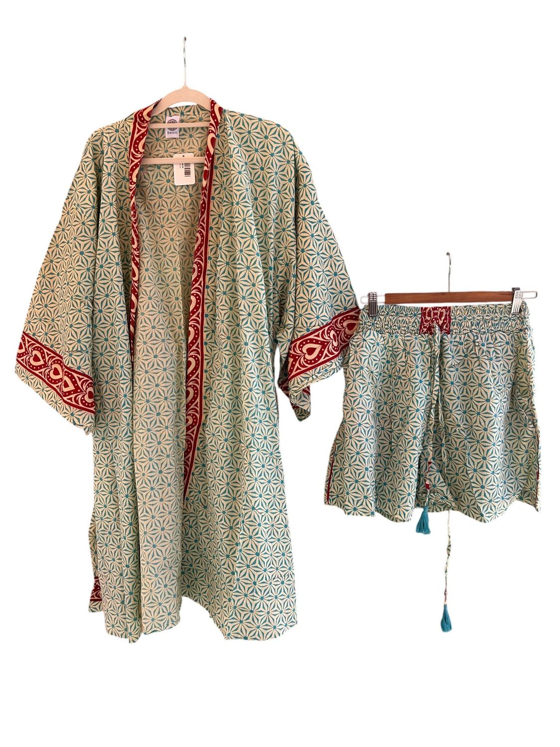 Conjunto kimono y short