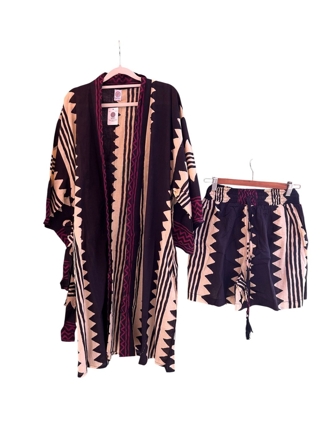 Conjunto kimono y short