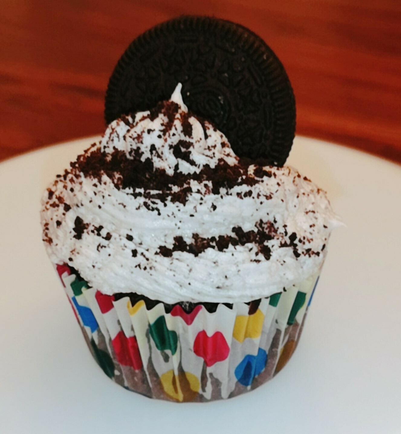Vegan "Oreo" cupcake