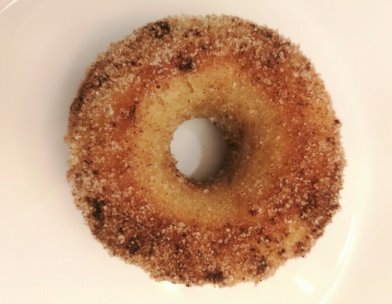 Vegan baked cinnamon donut. GLUTEN FREE available (pack of 4, 8, or 12).