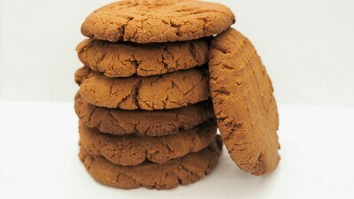 Vegan gingersnap cookies. GLUTEN FREE available.