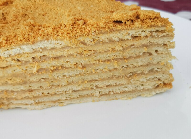 Vegan "Josephine" cake( a veganized version of "Napoleon" cake).