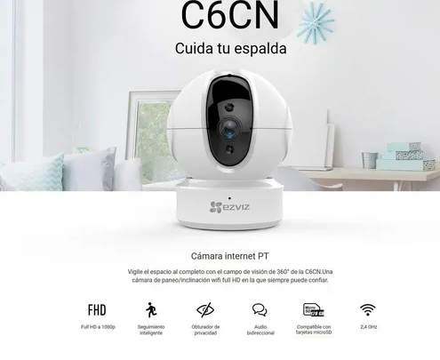 SAMPLE. BoardshortsCamera Ip Domo 360° Full Hd 2mp 1080p Wifi Audio Ezviz Cv246