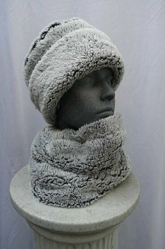 Juego Gorro y Cuello Polar Doble