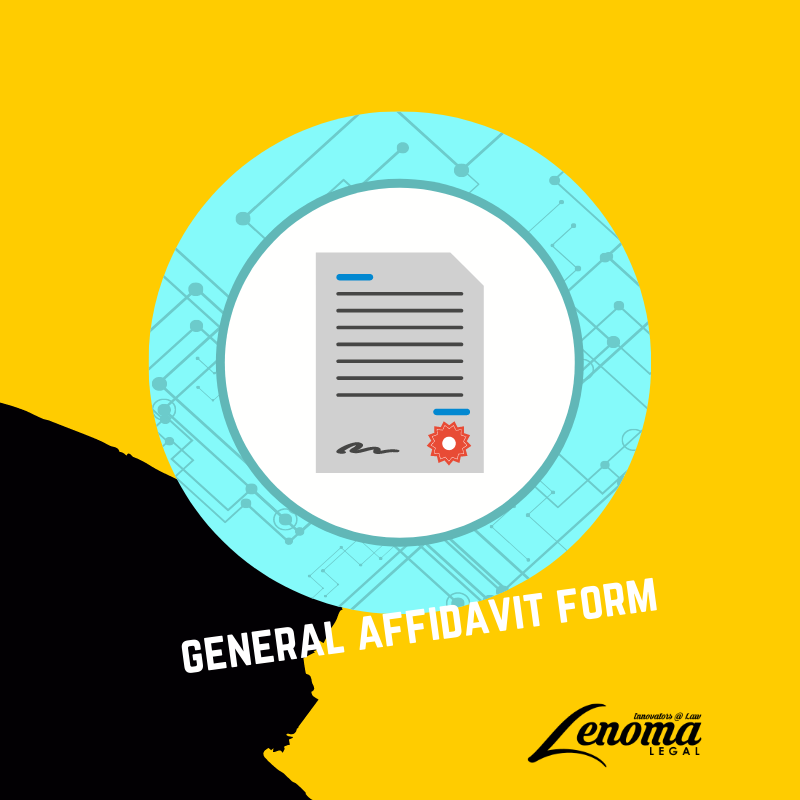 General Affidavit Form