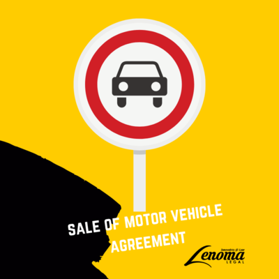 Sale of Motor Vehicle Agreement