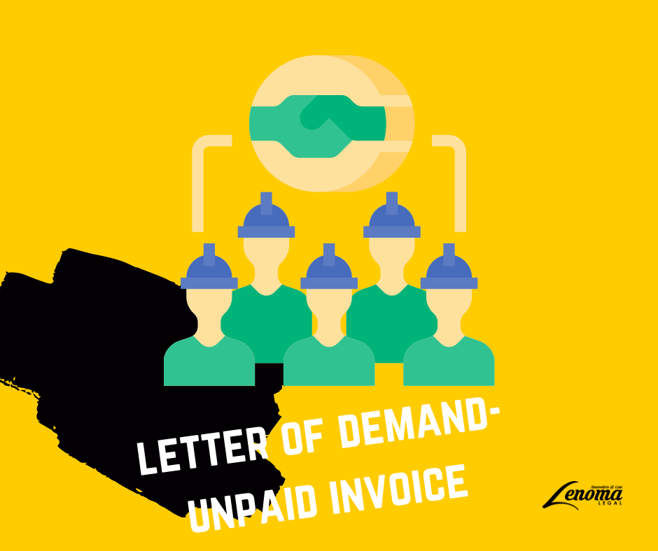 Letter of Demand-Unpaid Invoice