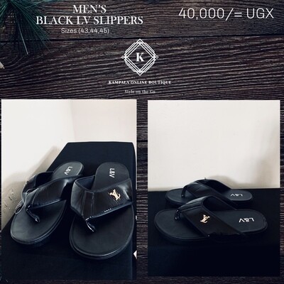 Men’s LV stylish Sandals ,black