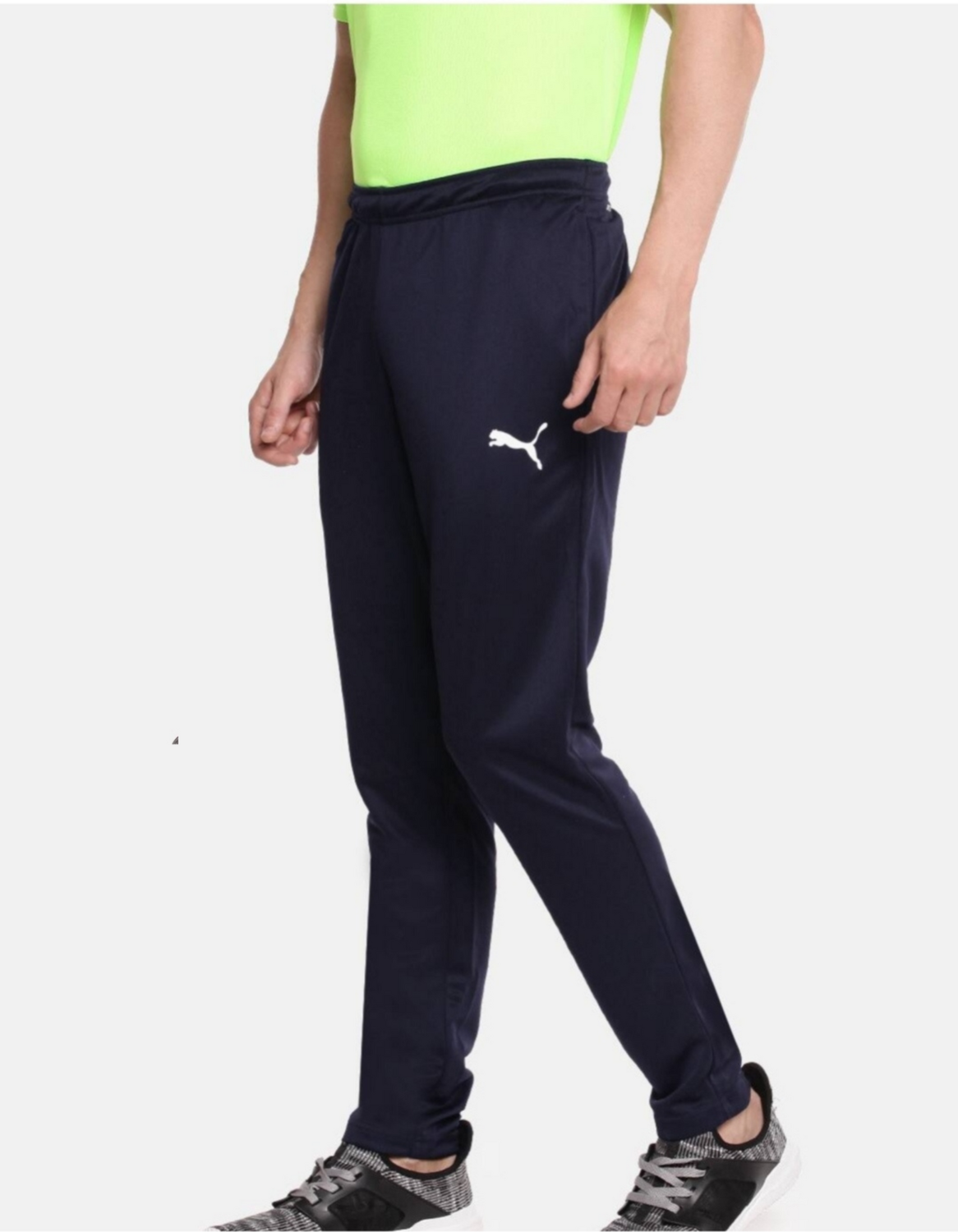 puma solid men's track pants