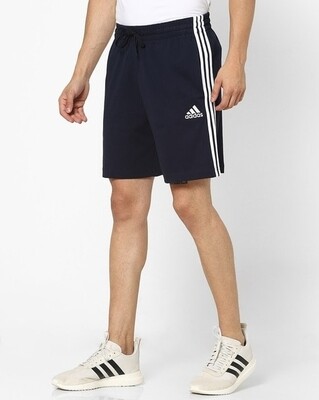 Branded Solid Men Sports Shorts(White, Blue & Violet)