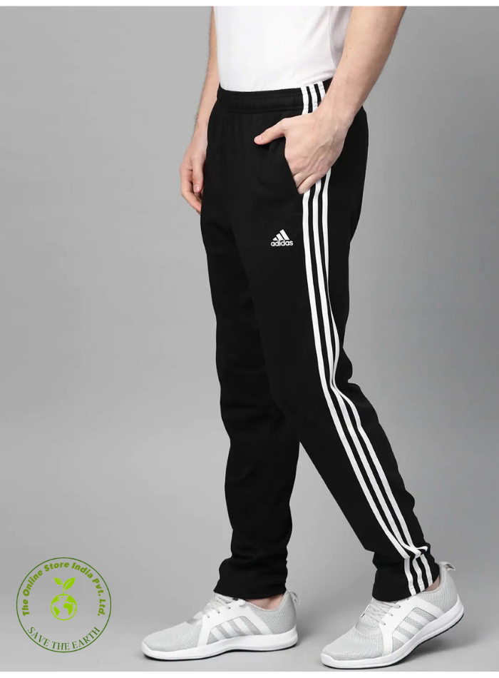 Original Adidas Three (03-Design) -Style Solid Casual Track-Pants