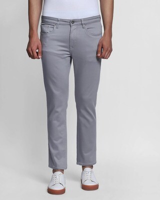 Sanmig Quality Super Slim Fit Jeans In Grey
