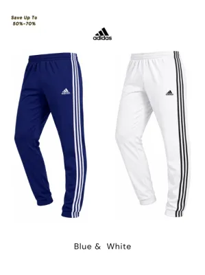 Original Adidas Combo Black &amp; White  Solid Casual Track-Pants