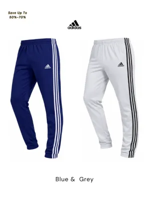 Adidas Men Track Pants Combo (Navy Blue&amp; Grey)