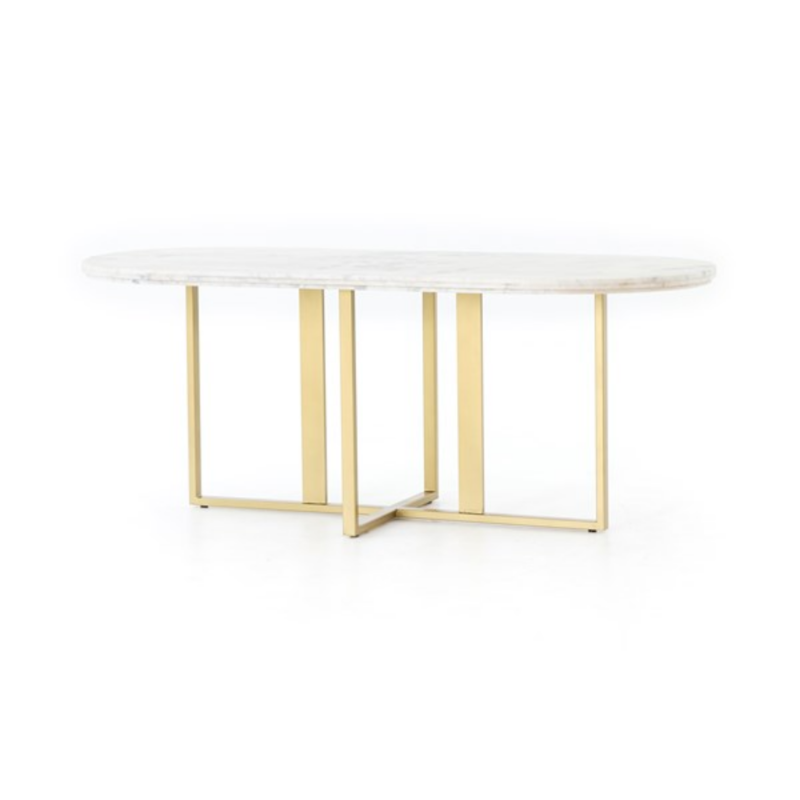 Mia Marble Luxury Dining Table - 4, 6 & 8 Seater/All Sizes