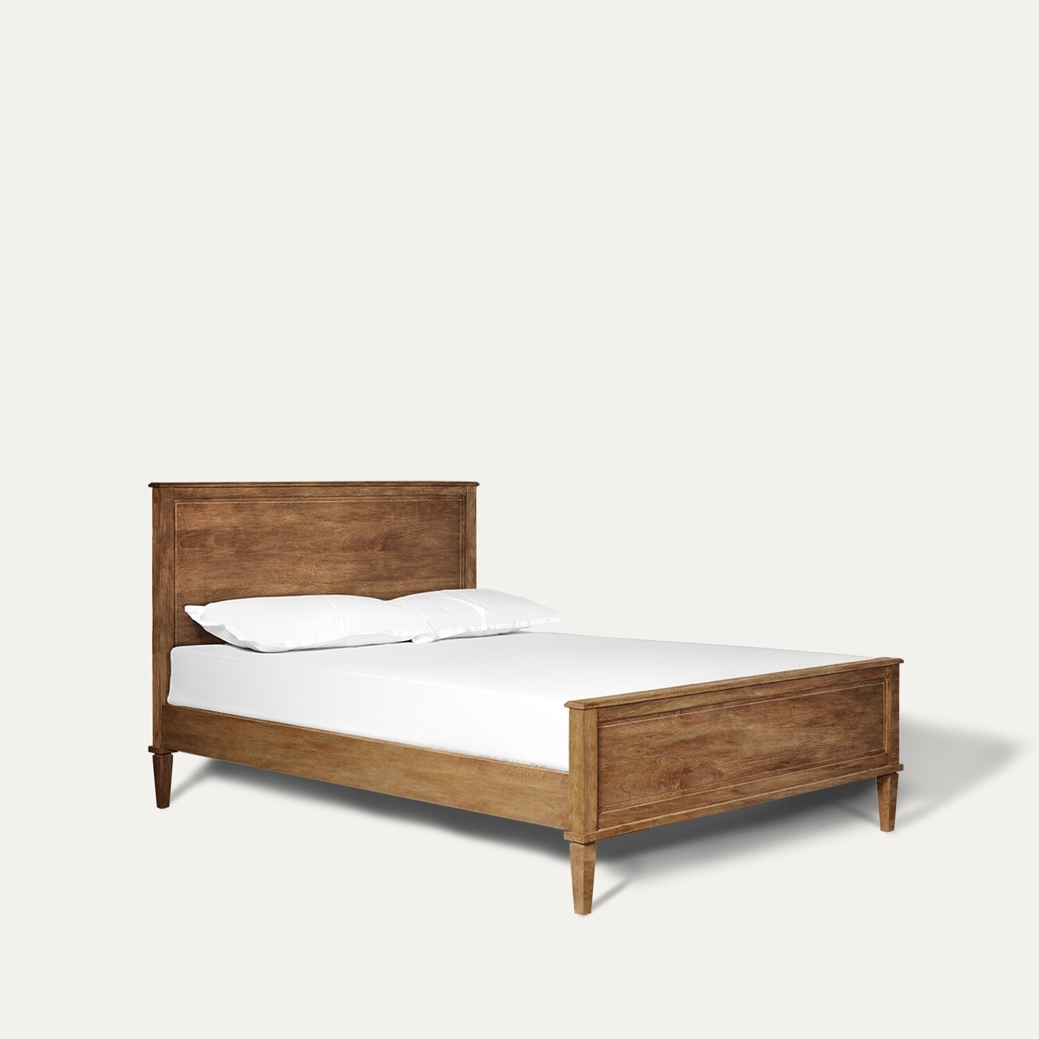 Ingram Solid Wood Mid Century Bed