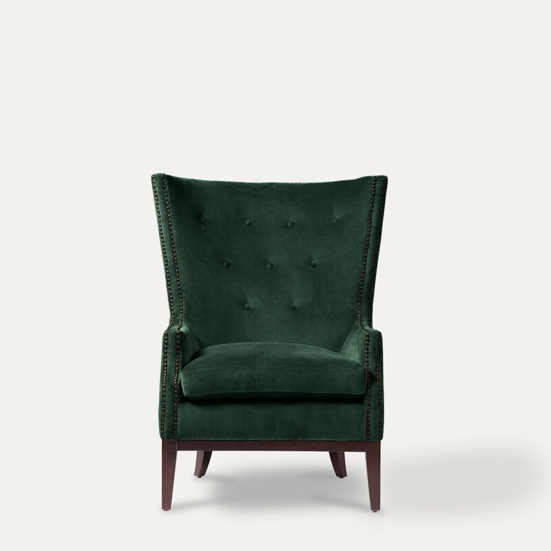 May Tufted Wingback Chair