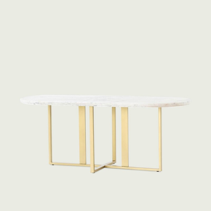 Mia Marble Luxury Dining Table - 4, 6 & 8 Seater/All Sizes