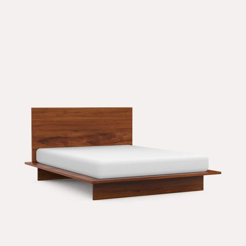 Esquire Platform Solid Sheesham Wood Bed