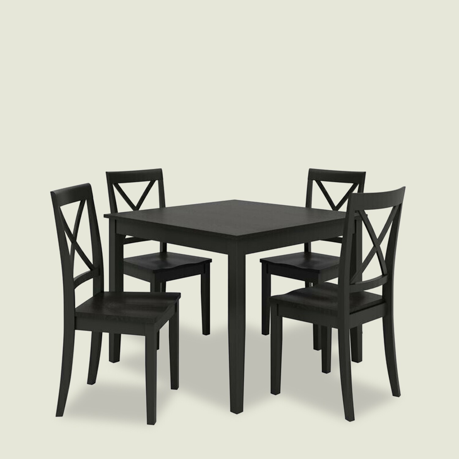 Tully Dining Table Set - 4 Seater/100 cm