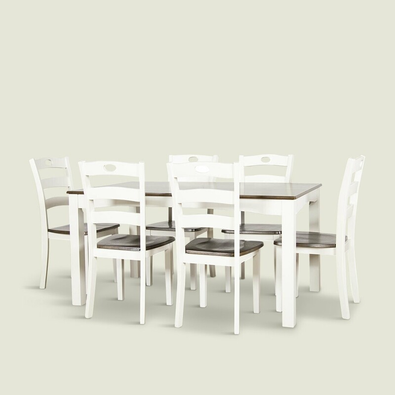 Woodville Dining Table Set - 6 Seater/150 cm