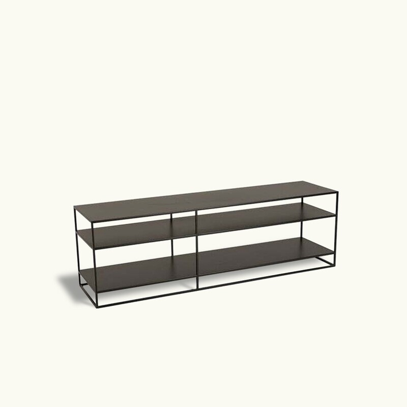 Inu Black Metal TV Unit