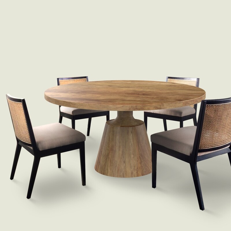 Yukon Dining Table with Emanuella Chairs